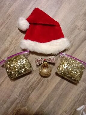 Kids Red Santa Hat with White Trim - Holiday Accessory